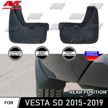 

Rear mudguard for Lada Vesta SD 2015~2019 2 pcs/set protection mud flaps splash auto car dirt protection accessories car styling