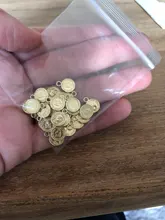 Eruifa-moneda colgante de 8mm, Popular, al por mayor, 30 Uds. Por bolsa, collar, pendientes, pulsera, joyería artesanal, 2 colores