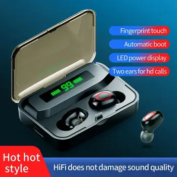 

Wireless Earphones TWS Bluetooth 5.0 Headphones Touch Control Headsets LED Display Sports Waterproof Earburds With Microphone