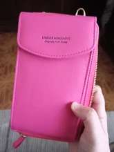 SHUJIN de las mujeres hombro Mini bolsos de cuero las correas del teléfono móvil de tarjeta grande soportes monedero bolso de dinero bolsillos bolsas pequeñas