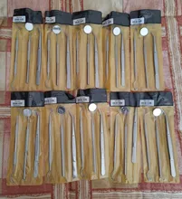 Instrument Dental-Tool-Set Mouth-Mirror Stainless-Steel Azdent