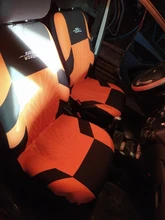 Car-Seat-Covers-Set AUTOYOUTH Tire-Track-Detail Universal Brand Fit with Styling Embroidery