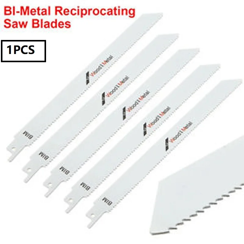Pro1/2" Shank Bi-metal Reciprocating 225mm Saw Blade For Metal/wood Cutting Bimetal Reciprocating BIM Saw Blade