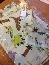 Imcute-ropa de verano para niños, vestido de mangas cortas para niños, camisa con estampado de dinosaurio de dibujos animados, cuello de solapa, Tops de bebé