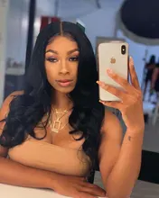 Younsolo del pelo humano de la onda suelta mechones con cierre brasileño cabello humano Remy 3 mechones con cierre de encaje suizo negro Natural