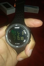 SKMEI-Reloj digital con pantalla led para hombre, pulsera impermeable con cronógrafo, calendario y alarma, de diseños deportivos y estilo masculino, modelo 1219
