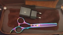 Juego profesional de tijeras para peluquería, accesorios para corte de pelo, para peluquero de alta calidad de salón, opción multicolor de 6 pulgadas