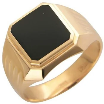 

Esthete print with 1 Onyx in red gold