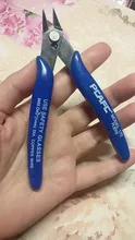 1 Uds azul de lado cizalla cortadora Clipper de cordón Alicates para alambre de joyería herramientas de alicates, herramientas y equipo