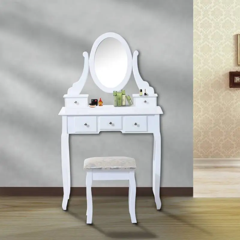 Косметический унитаз с табуретом-Coloranco-MDF и твердой Wood-80x40x140 см