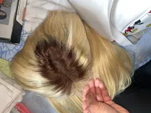 Pelucas de cabello humano Rubio degradado para mujer, pelo liso 4T613 brasileño Remy 613, peluca con malla frontal transparente, pelucas de encaje prearrancadas