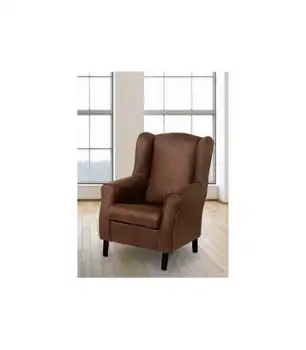 

Butaca One upholstered in semi-leather.