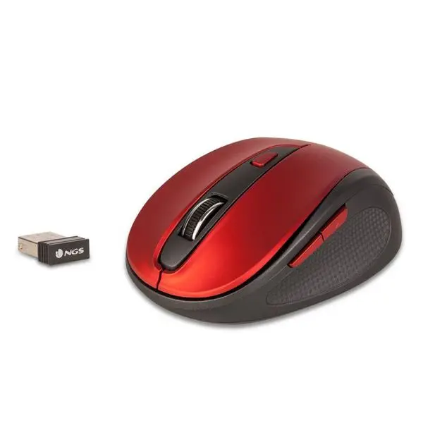 Беспроводная мышь NGS EVOMUTERED Plug and play Red