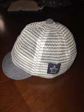 Sombrero Mono para bebé de algodón para verano, gorro Niño a rayas informal, aleros suaves, protección solar, gorros, gorros