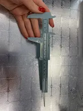 Regla para cejas de plástico de 150MM, calibrador Vernier, calibrador de Microblading de tatuaje con regla para maquillaje permanente, herramienta de medición de tatuajes