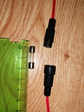 Glass-Tube Fuse-Holder 5x20mm-Fuse Screw-Type Quick-Blow 250V 10PCS with 22-Awg-Wire