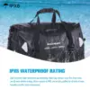 WILD HEART 40L 66L 100L Waterproof Duffle Bag Motorcycle Bag Motorcycle Tail Bag Reflective  Motorcycle Seat Bag 4