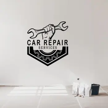 

Car Repair Service Garage Autoshop Wall Sticker Decal Sticker Car Service Wall Art Decoration A001004
