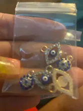 5 uds. Amuleto de ojo malvado pulsera de diamantes de imitación DIY cristal medallón de memoria viva accesorios pendientes COLLAR COLGANTE hallazgos