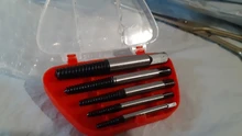 Extractor de tornillos dañados de acero, guía de broca, Extractor de pernos rotos, juego fácil de quitar, 5 unidades