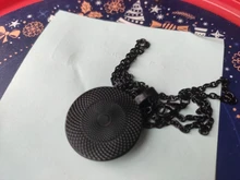 Badge Necklace Jewelry Pendant Umbrella Crystal Biochemical Gift Convex Round Glass Company