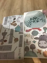 Mural Decals Wallpaper Decor Height-Measure Animal-Trees Nursery Forest Creative Nordic Modern