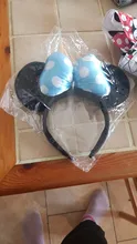 ZAFILLE-cintas para el pelo de orejas de Minnie para niña, cinta para el pelo para sesión de fotos, sombreros de fiesta de cumpleaños, accesorios para el cabello para niña