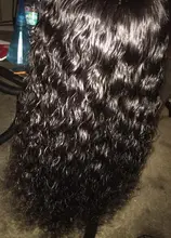 Mechones rizados con ondas al agua y cierre, pelo de Malasia, 3/4 mechones con cierre de encaje, extensiones de cabello humano mechones no Remy con cierre