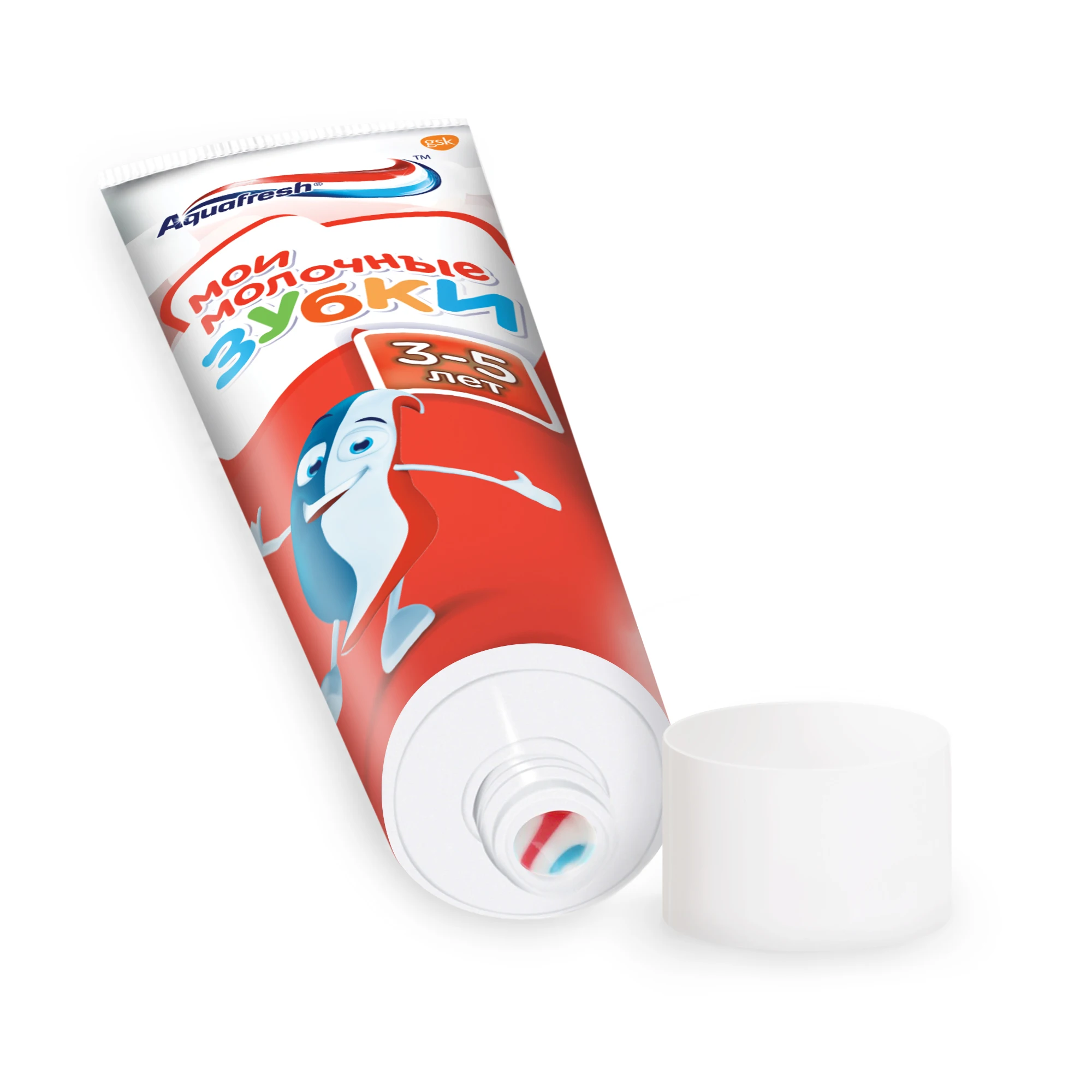 Aquafresh Аквафреш Мои молочные зубки, зубная паста для детей от 3 до 5 лет, 50 мл