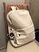 La mujer mochila blanco Kawaii de algodón de las mujeres mochila escolar de lona chica adolescente mochilas de mujer de moda bolso de envío de la gota