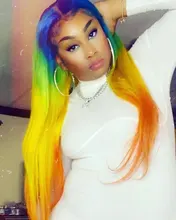 Younsolo-mechones Rubio 613 con cierre, cabello humano ondulado, 4x4, mechones, extensión de cabello humano Remy brasileño