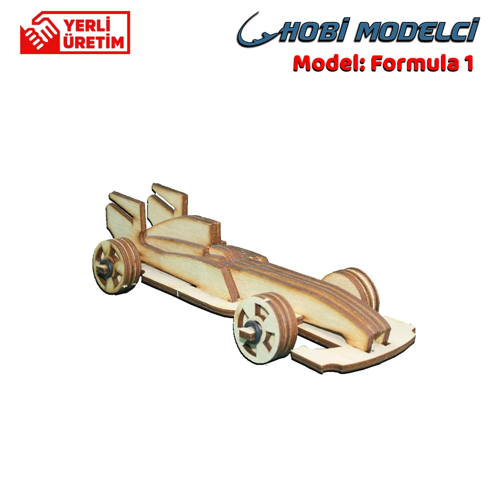 F1 модель автомобиля-утилита автомобиля-деревянный Car-3D головоломка-формула |