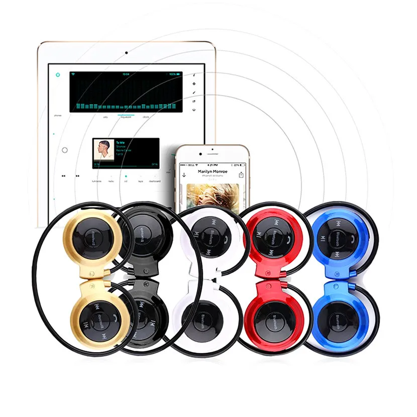 Mini503 Спортивные Беспроводные Bluetooth наушники стерео Mp3 музыкальный плеер