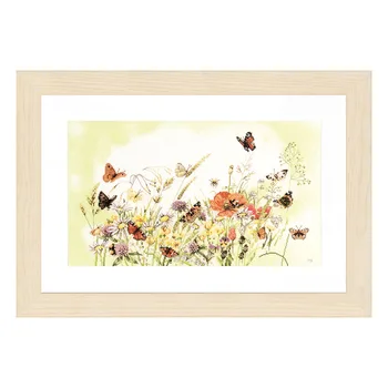 

Pn-0007967 set for embroidery lanarte 'Butterflies on the lugu' 57x32 cm