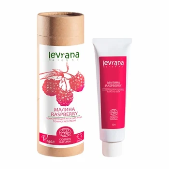 

Levrana face cream raspberry, for young skin from 20 years old