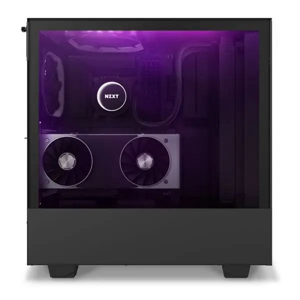 Micro ATX/Mini ITX/ATX Midtower чехол NZXT H510 Elite светодиодный RGB