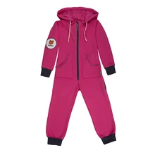 Комбинезон из футера "Ярко-розовый"