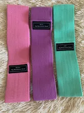 Conjunto de Bandas de resistencia para entrenamiento, banda deportiva de goma elástica para glúteos, equipo de Fitness para Yoga, entrenamiento de gimnasia, Bandas elásticas de tela