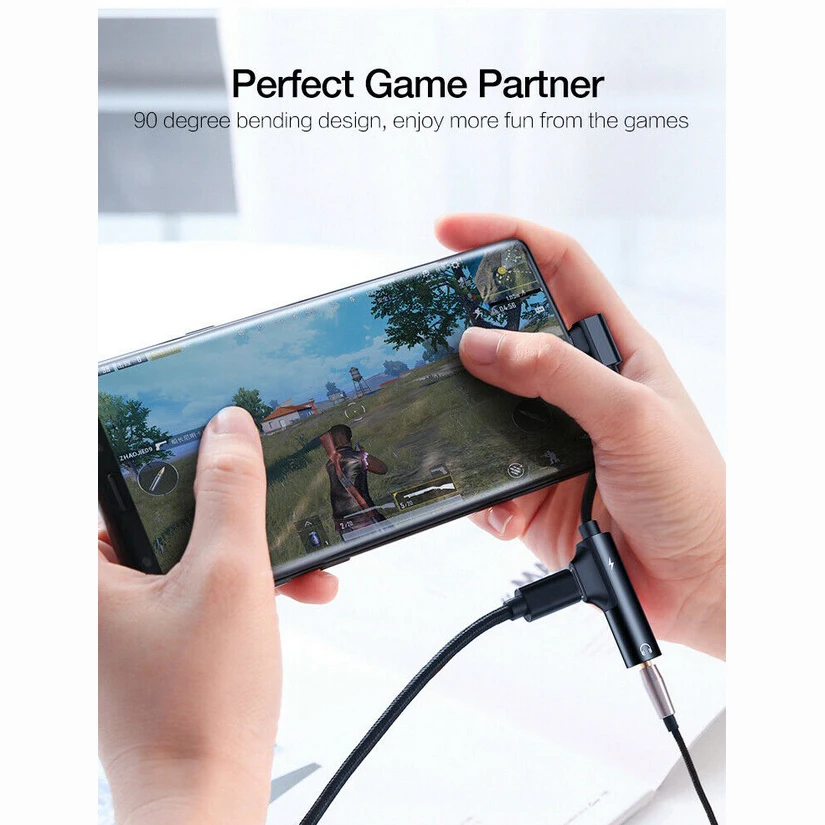 500PCS bundle package 2in1 USB Type C To 3 5mm Jack AUX Audio Headphone Earphone Adapter Charger Cable