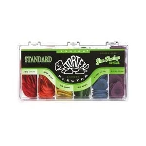

4181 Tortex standard box mediators 216 PCs, 6 thickness, Dunlop