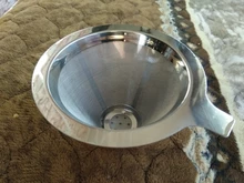 Baskets COFFEE-FILTER-HOLDER Stainless-Steel Reusable HAND-DRIP-FILTER