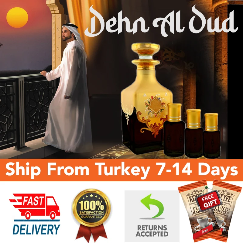 DehnAlOudAttarBlackDeerMuskNoAlcoholPerfumeOilArabian