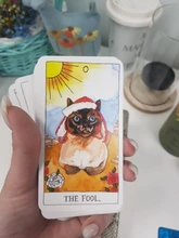 Board-Game Tarot-Cards Deck Fate Playing Magic Family Full-English-Read Cat Birthday-Gift