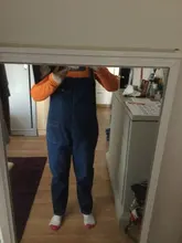 Pantalones vaqueros holgados con bolsillos para mujer, peto, mono con tirantes para el hombro, pantalones vaqueros de marca de talla grande