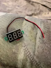 Mini Módulo de pantalla LED Digital, bricolaje, rojo y azul, voltímetro de DC2.5V-32V DC0-100V, medidor de contador de voltaje, Panel para motocicleta y coche