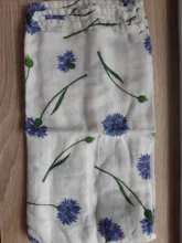 Manta de muselina de algodón y bambú de 60x60cm para bebé recién nacido, edredón para envolver recién nacido, paños para eructar, toalla, Pielucha, envío directo