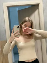 Suéter de punto para mujer, Jersey de manga larga con cuello de corazón, informal, a la moda, ajustado, Tops de punto, novedad de 2021