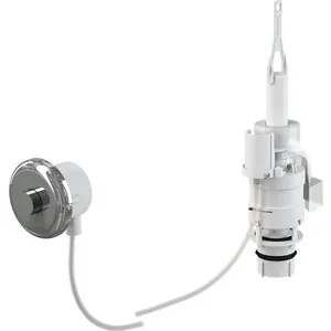 

Pneumatic flush button at a distance of alcaplast manual control, Chrome, wall mounting (mpo11)