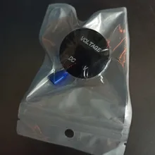 Voltímetro Digital para motocicleta, voltímetro Digital con pantalla LED, resistente al agua, Mini DC5V-48V redondo