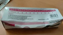 Aguja de rodillo cutáneo para el cuidado de la piel, herramienta para el cuidado de la piel, 540mm/0,2mm/0,25mm, titanio, 0,3